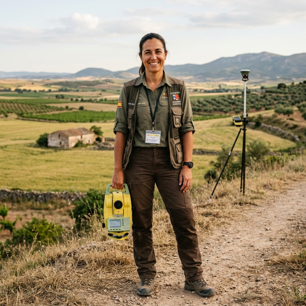 Elena Ruiz, Ingeniera Topógrafa y Catastral